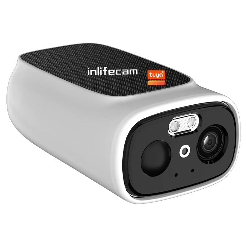 InLifeCam Tuya Smart APP 2K Solar Camera Outdoor Wireless, 5/2.4Ghz WiFi Cameras for Home Security, AI Motion Detection