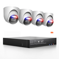 Tuya APP 5MP 4CH/8CH Indoor Outdoor Turret/ Bullet IP Camera POE NVR SUrveillance Security System