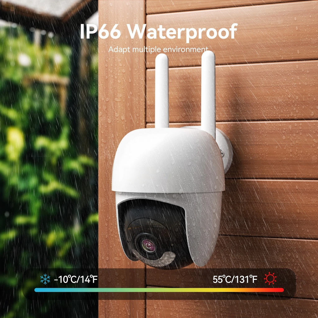 Tuya Smart App 8CH 3.0MP Wireless WIFI IP Camera CCTV Security PTZ Camera Security System