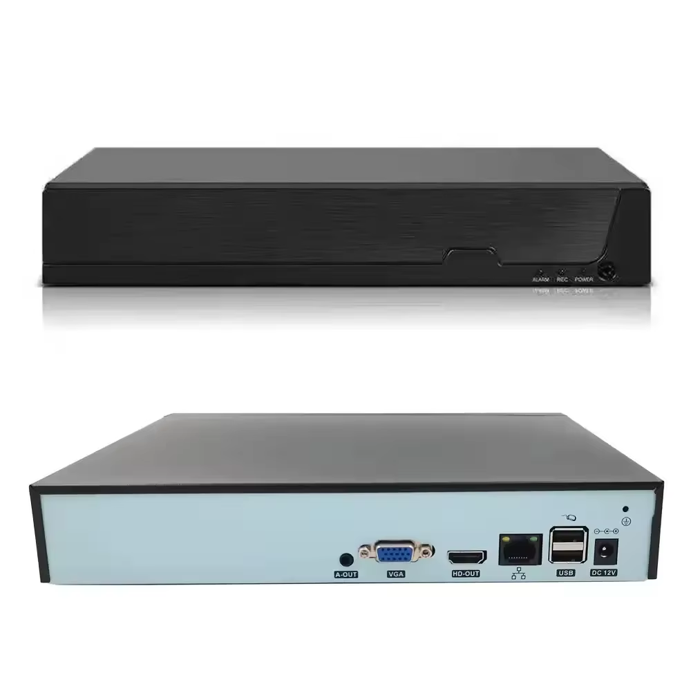 Tuya Smart APP 4K 16CH/8CH/4CH Wire/POE NVR Network Video Recorder Support up to 8MP/4K IP Cameras, Human& Vehicle Detection,