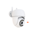 Tuya Smart APP 5.0MP Outdoor Security 355° Pan 90° Tilt Dual Light Full-Color Night Vision 2.4G WiFi Home IP Network