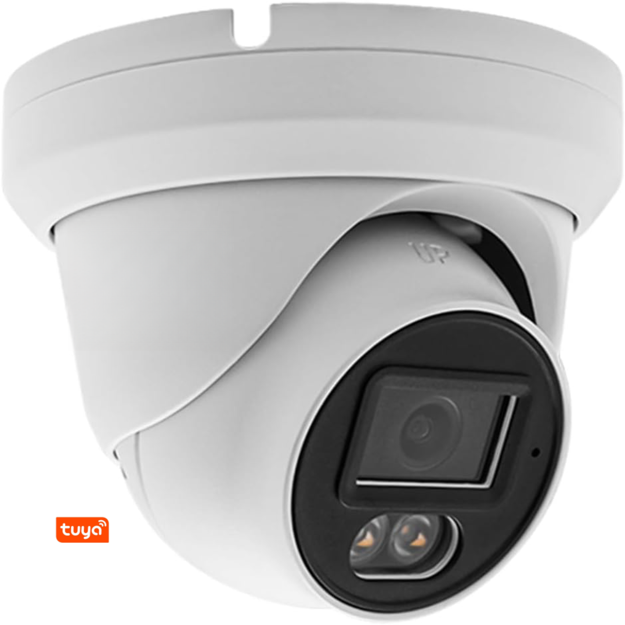 Surveillance Products Network Camera Tuya Smart APP 5MP Security Camera System Dome PoE Turret IP Camera Full-Color Night Vision, High Resolution Monitor