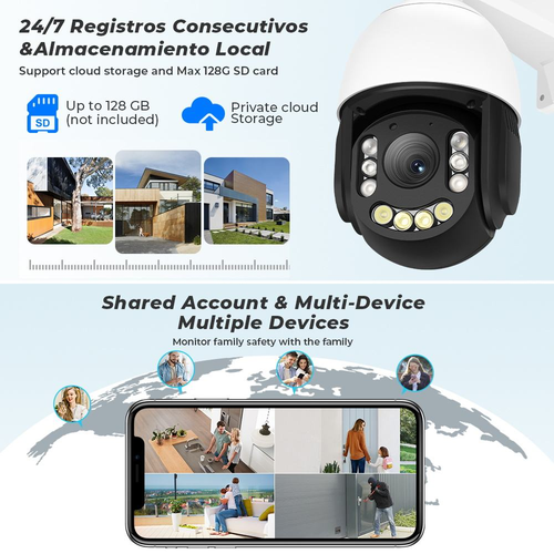 12MP 8MP PoE IP CCTV Security Network Ptz Camera Ip66 Waterproof Auto Track Vehicle Detection Full Color Imx577 Sensor 4k Camera