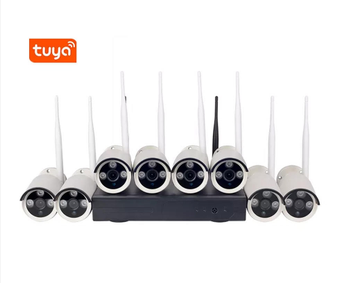Tuya Smart app 8ch Wireless WI-FI IP Camera Kit 3.0MP