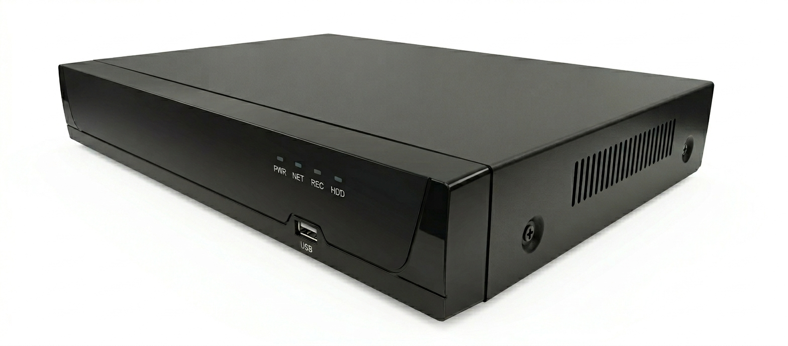 Tuya Smart APP 4K 16CH/8CH/4CH Wire/POE NVR Network Video Recorder Support up to 8MP/4K IP Cameras, Human& Vehicle Detection,