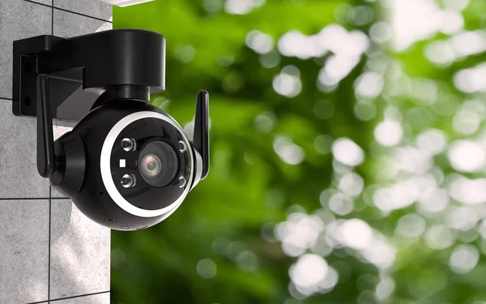 5X Optical Zoom 5MP Outdoor WiFi IP PTZ Camera 2.4/5Ghz Dual Band Humanoid Tracking Spotlight Color Night Vision Security Camera