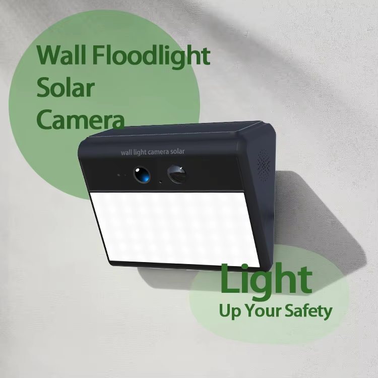 InLifeCam 3MP Security Wall Camera Light with Night Vision Motion Sensor & Wireless Solar Powered Light Lamp Use for Home