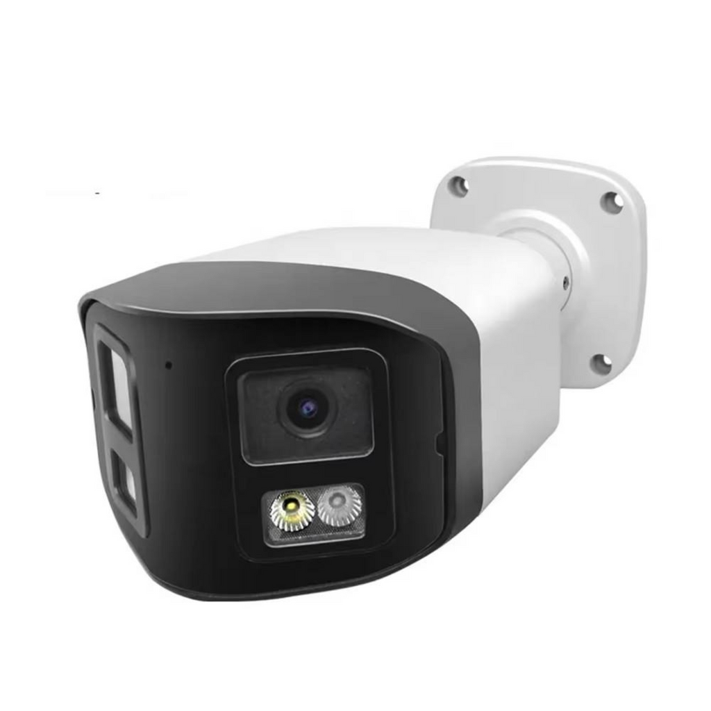 8MP POE Outdoor IP Security CCTV Camera Dual Lens 180 Degree Wide View CMOS for Indoor Use NVR Data Storage Features Human