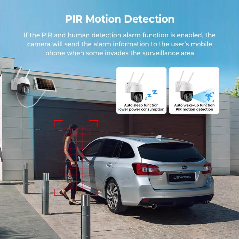 InLifeCam 3.0MP WI-Fi /4g  PIR Solar Battery Outdoor IP Camera TUYA APP