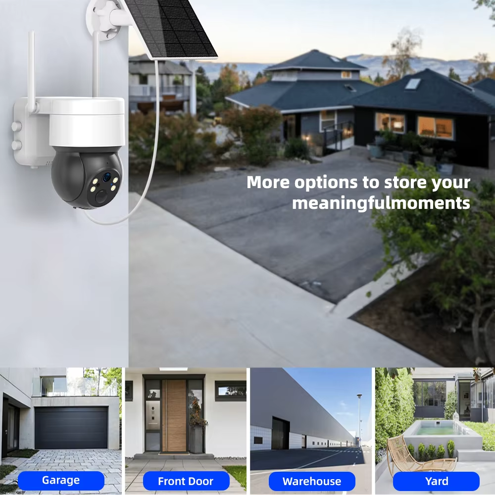 Tuya SmartLife 4G 3MP IP65 Waterproof Human Tracking Full Color Night Vision Surveillance Smart Security Solar CCTV IP Camera