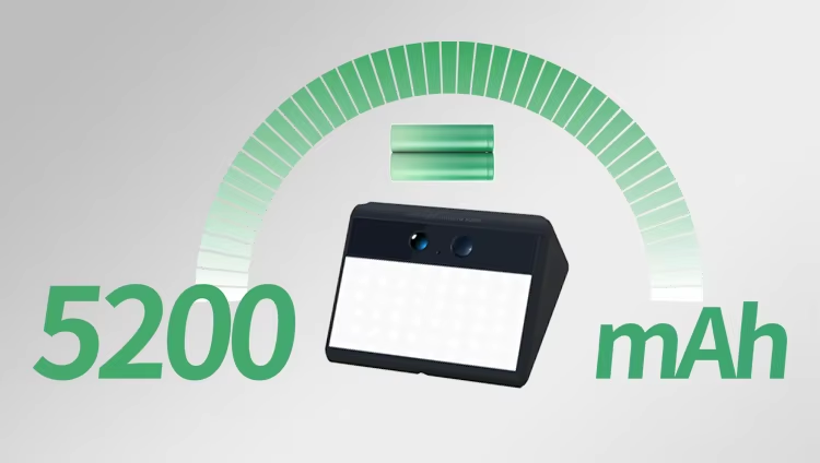 InLifeCam 3MP Security Wall Camera Light with Night Vision Motion Sensor & Wireless Solar Powered Light Lamp Use for Home