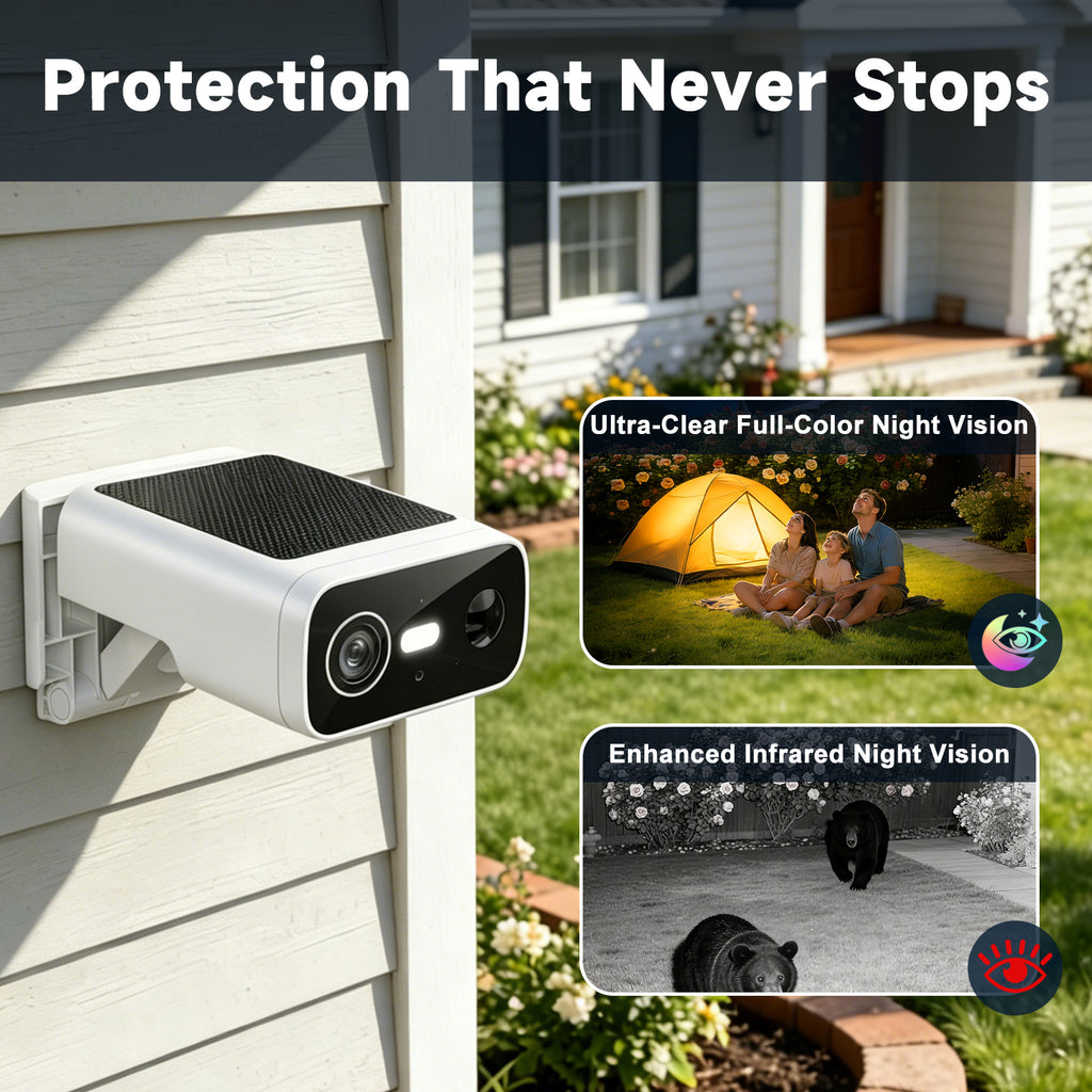 Tuya APP 3MP Solar Camera Bullet WIFI IP Camera
