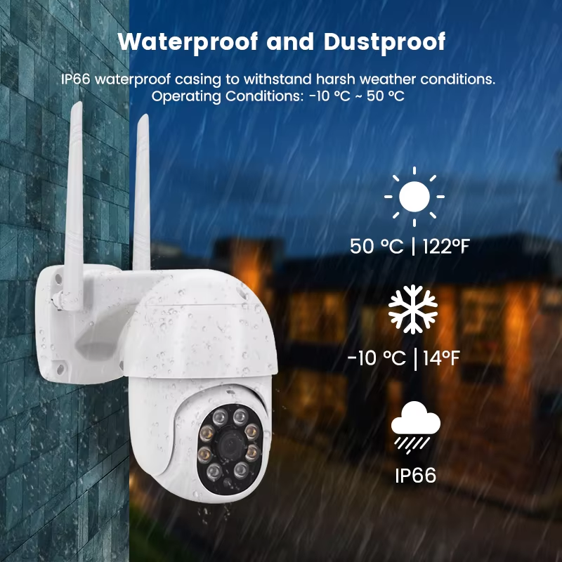 InLifeCam Tuya Smart app 5.0mp Outdoor WI-Fi PTZ IP Camera Full Color NIght