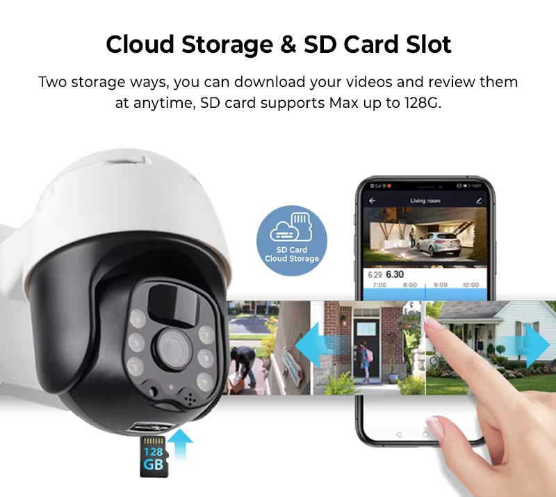InLifeCam 3.0MP WI-Fi /4g  PIR Solar Battery Outdoor IP Camera TUYA APP