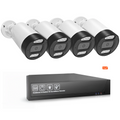 Tuya APP 4CH /8CH 5MP Bullet AI POE IP Camera Security Surveillance System Camera Kit