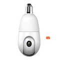 Tuya APP 3MP Indoor Panorama Bulb Indoor WIFI IP Camera