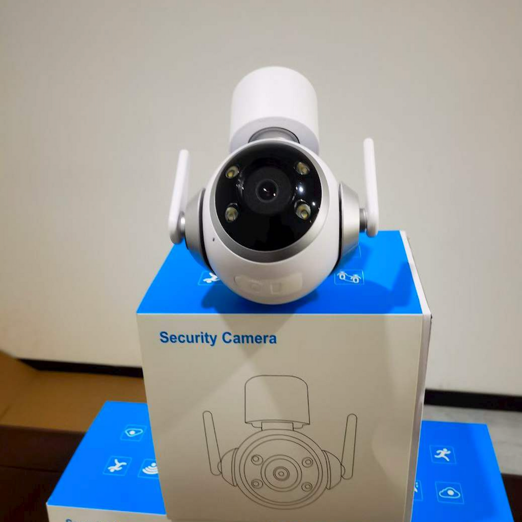 5X Optical Zoom 5MP Outdoor WiFi IP PTZ Camera 2.4/5Ghz Dual Band Humanoid Tracking Spotlight Color Night Vision Security Camera
