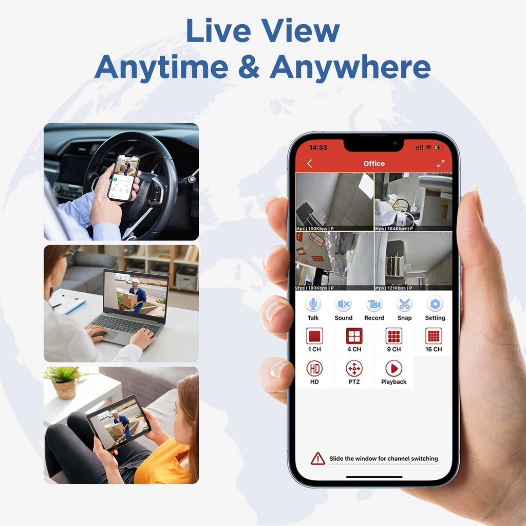 InLifeCam Tuya Smart APP 3.0MP Outdoor Mini PTZ Pan Tilt PT IP Camera Wireless Security Camera PTZ Smart Outdoor 2.4Ghz