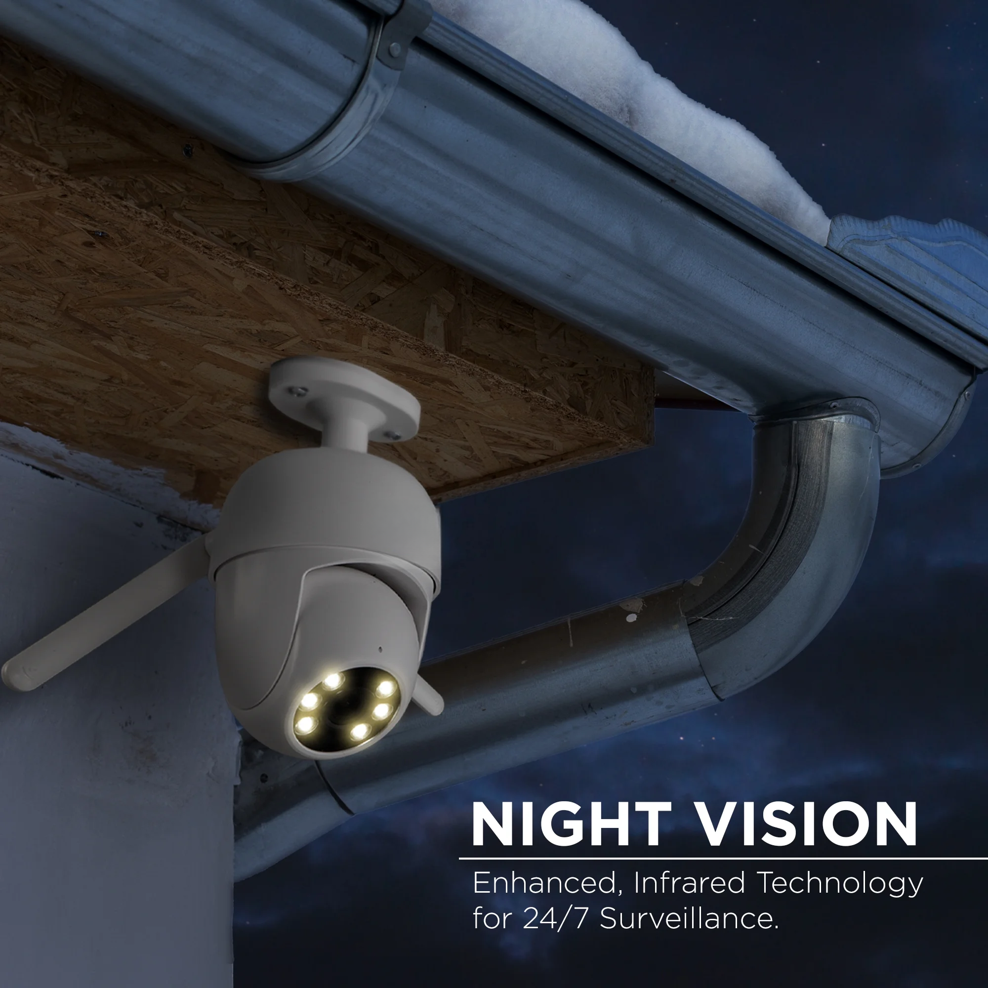 InLifecam 4.0mp Tuya Smart app Wi-Fi PTZ Wireless IP Camera