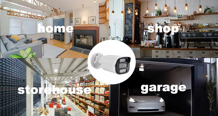 4K POE Metal IP Bullet Camera 4k Cctv Camera H.265+ Full Color Night Vision 40m IP66 Waterproof Humanoid Detection Two-Way Audio