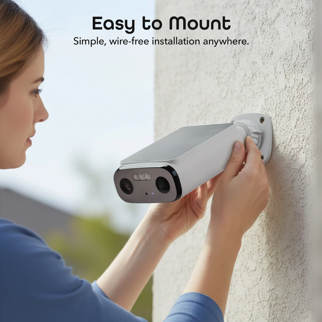 Tuya Smart APP 5MP Solar Battery WIFI Camera