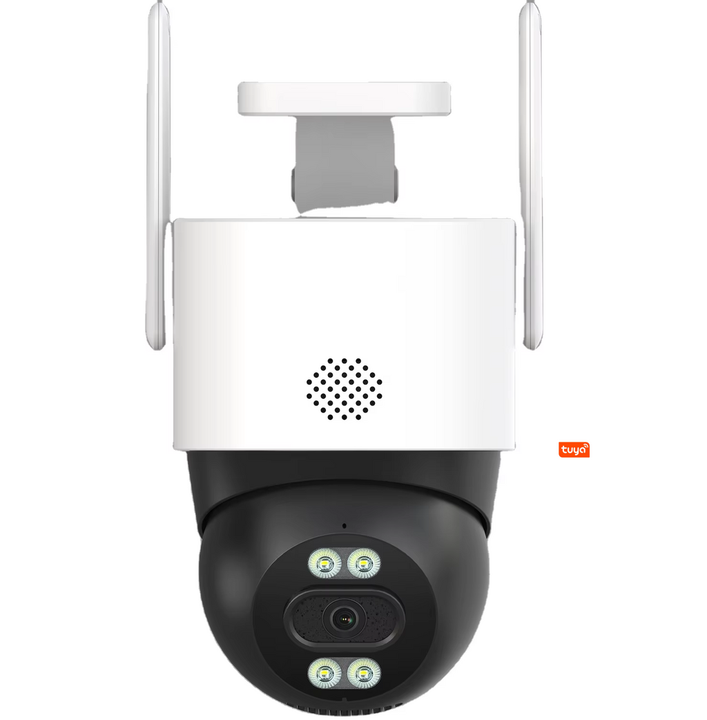 Tuya APP 5MP Outdoor Ptz WIFI IP Camera Solar Panel AOV