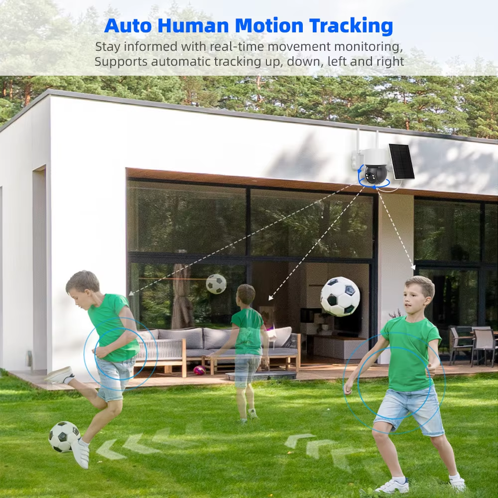 Tuya SmartLife 4G 3MP IP65 Waterproof Human Tracking Full Color Night Vision Surveillance Smart Security Solar CCTV IP Camera
