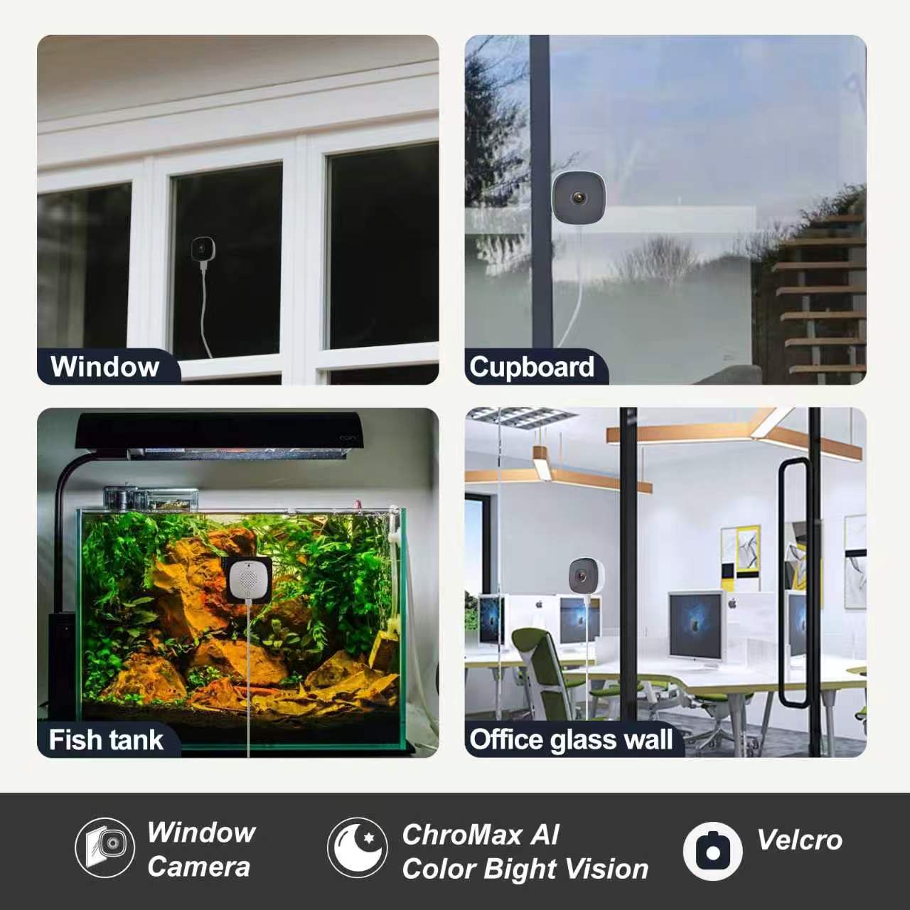 Tuya APP Window WIFI IP Camera Cube