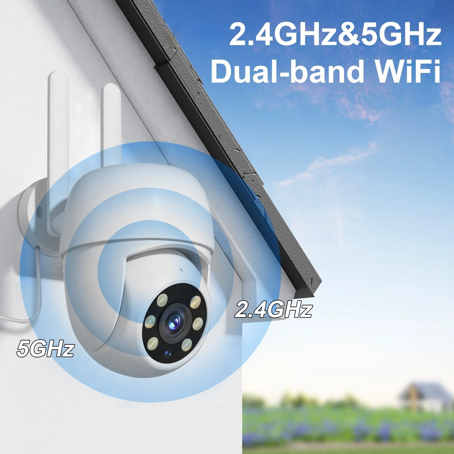 Tuya APP  8CH 3MPx Bullet PTZ Wireless WIFI IP Camera Security System Network Camera KIt