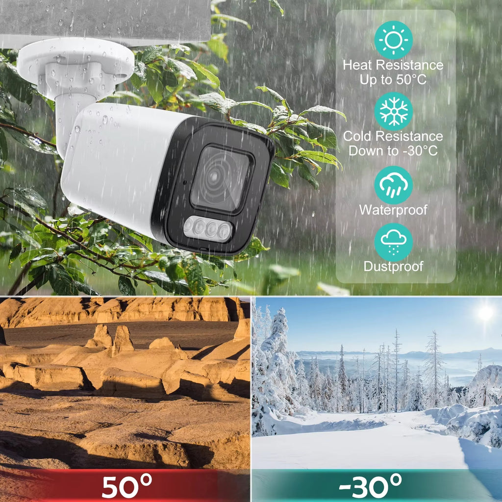 InLifecam 4.0mp Tuya Smart app Wifi Bullet Metal IP Camera