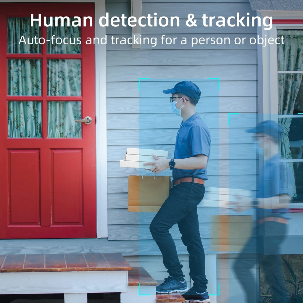 InLifeCam Tuya Smart APP 3.0MP Outdoor Mini PTZ Pan Tilt PT IP Camera Wireless Security Camera PTZ Smart Outdoor 2.4Ghz