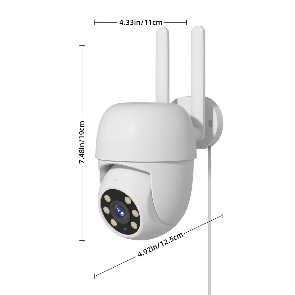 Tuya APP  8CH 3MPx Bullet PTZ Wireless WIFI IP Camera Security System Network Camera KIt