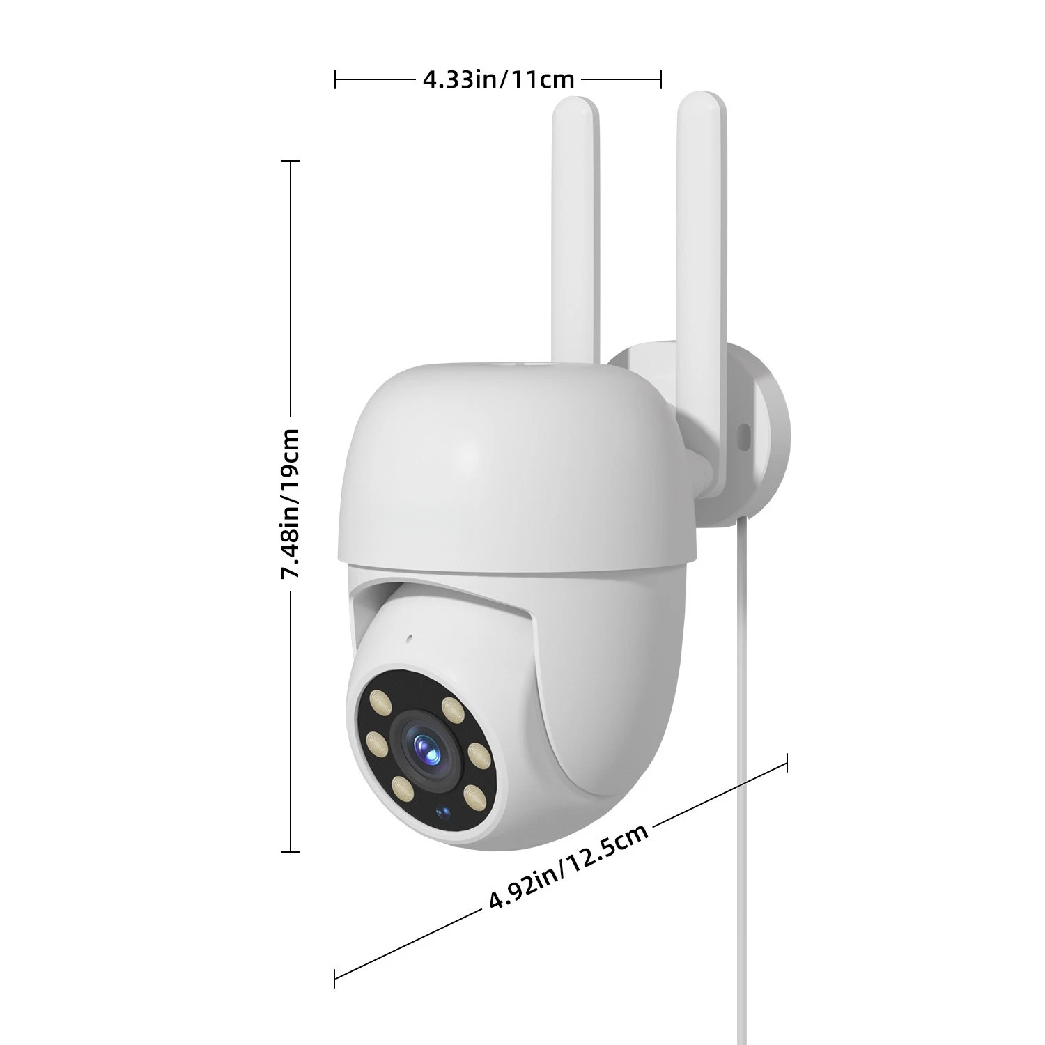 Tuya APP  8CH 3MPx Bullet PTZ Wireless WIFI IP Camera Security System Network Camera KIt