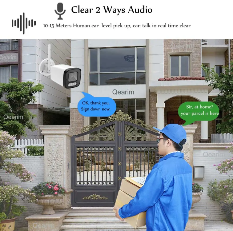 InLifecam 4.0mp Tuya Smart app Wifi Bullet Metal IP Camera