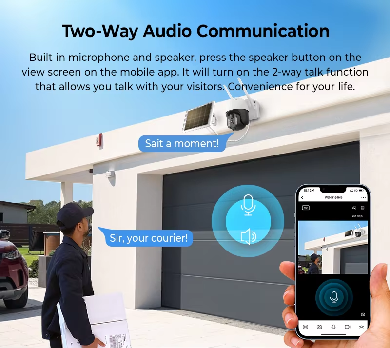 InLifeCam 3.0MP WI-Fi /4g  PIR Solar Battery Outdoor IP Camera TUYA APP