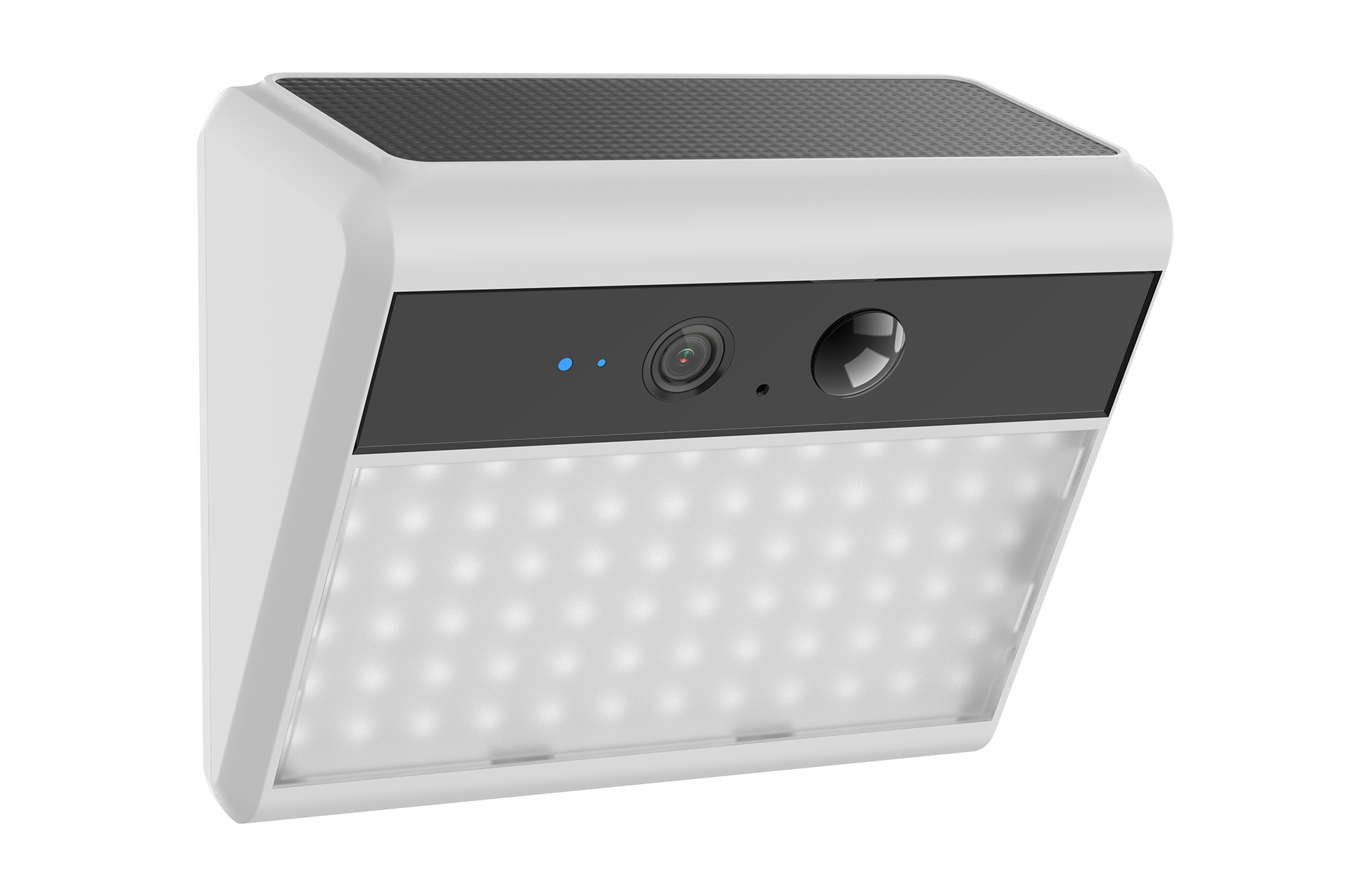 Homebase Battery 3MP Solar Wall Light Camera Kit