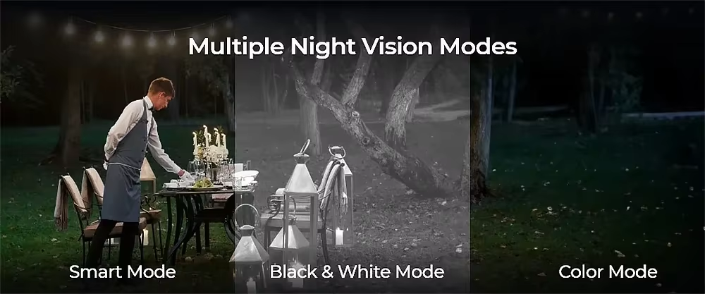 5X Optical Zoom 5MP Outdoor WiFi IP PTZ Camera 2.4/5Ghz Dual Band Humanoid Tracking Spotlight Color Night Vision Security Camera