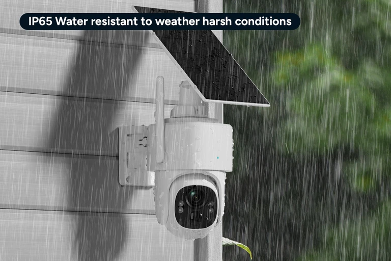 InLifeCam Tuya Smart APP 3MP 4G /WI-FI Battery PT Camera Solar IP Camera Use for Home Farm Store Market