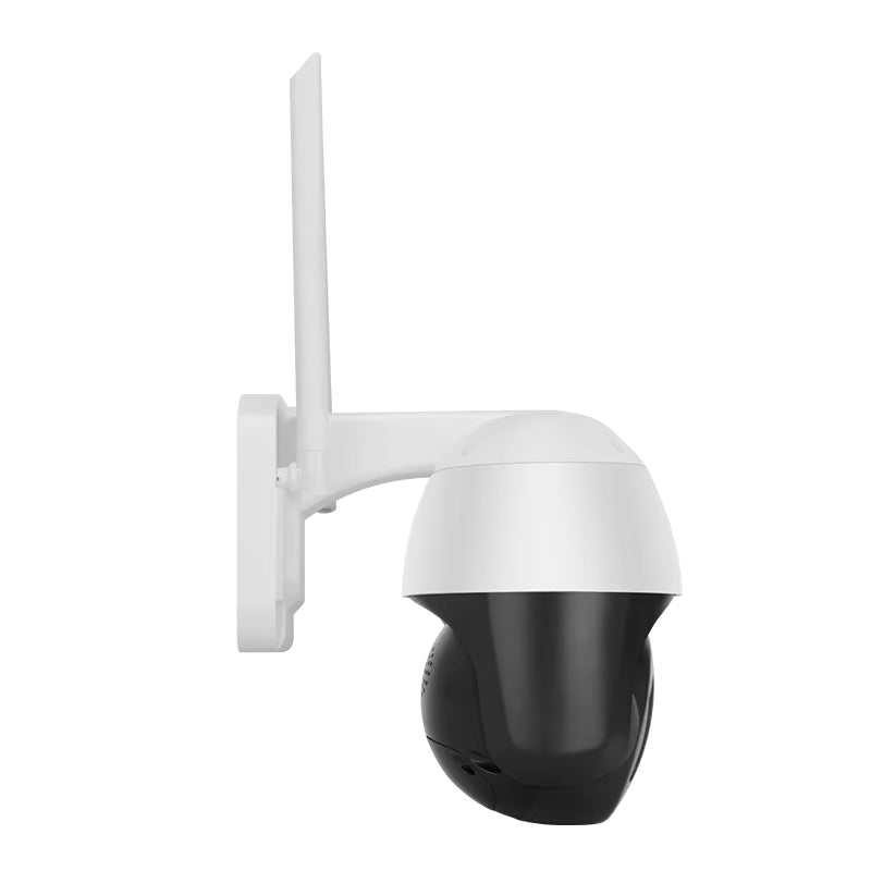 8MP 5X Zoom Smart 4k Poe PTZ Security Camera Color Night Vision Ai Humanoid Detection 30m IR Distance IP66 Cloud Data Storage