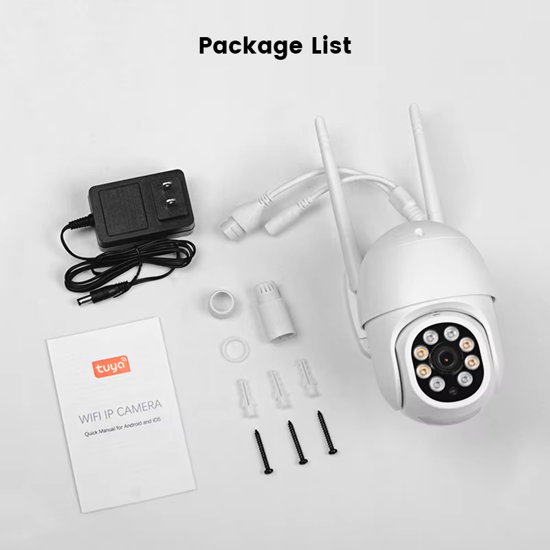 InLifeCam Tuya Smart app 5.0mp Outdoor WI-Fi PTZ IP Camera Full Color NIght