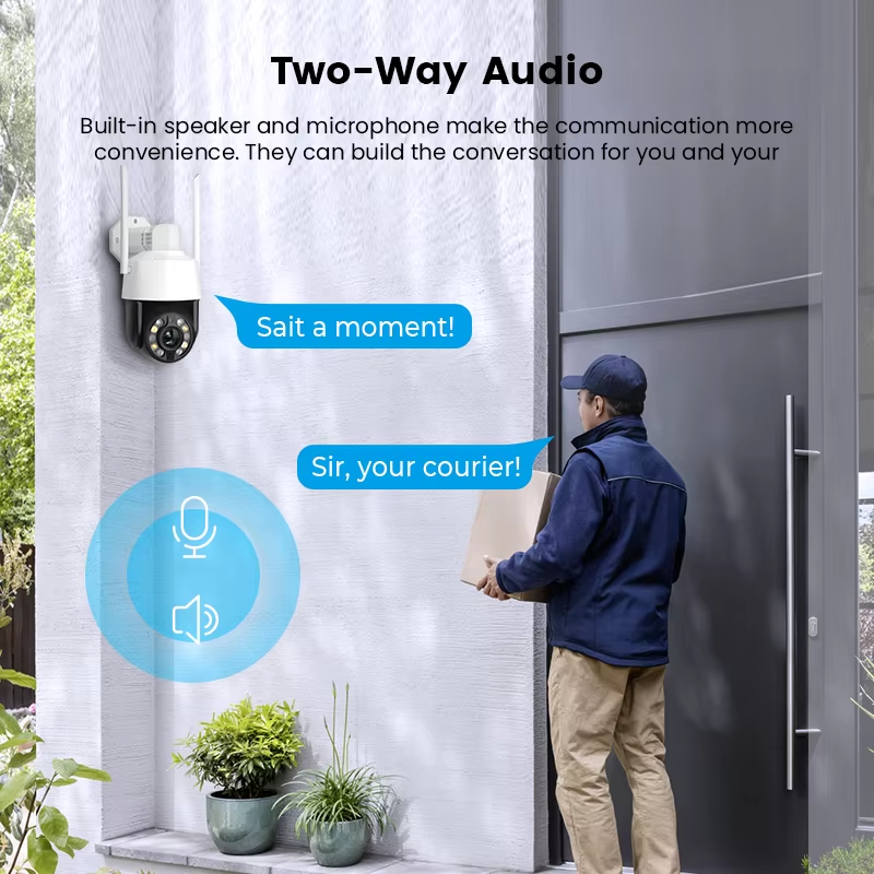 InLifeCam Tuya app 5MP 20X Optical Zoom IR 150m Night Vision Network Wifi Dome PTZ Camera 360 Panoramic P2P IP Wireless Smart Tuya Two-Way Audio