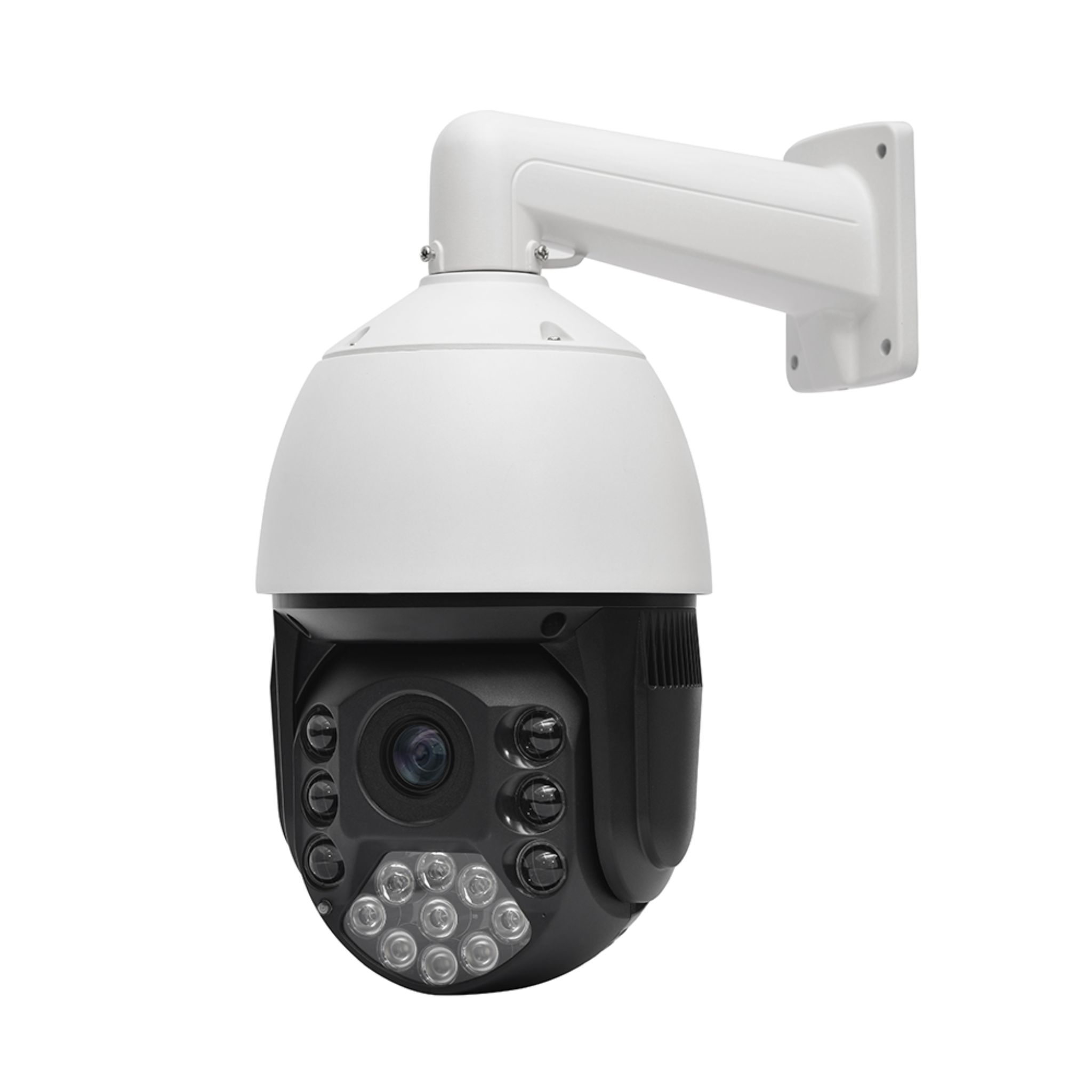 7 Inch 4k Cctv Camera Outdoor Ptz Camera 18X Optical Zoom Two-Way Audio SD Card Wiper IR 150M AI Human/Vehicle Detection